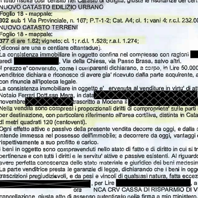 Porzione di casa terra cielo a Guiglia con terreno