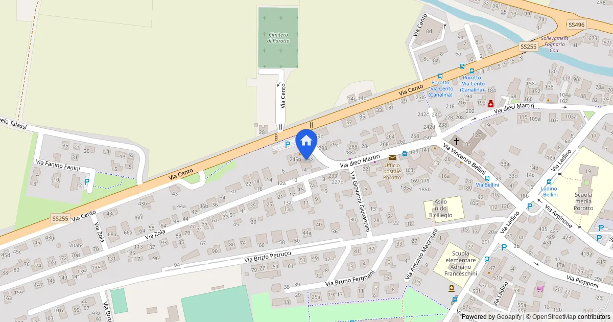 Abitazione con deposito in Via Zola 4/A-B-C, Porotto, Ferrara