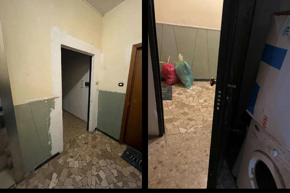 Appartamento al piano secondo con tre balconcini e cantina