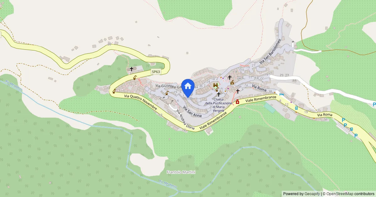 Appartamento bifamiliare in pietra ad Apricale, libero