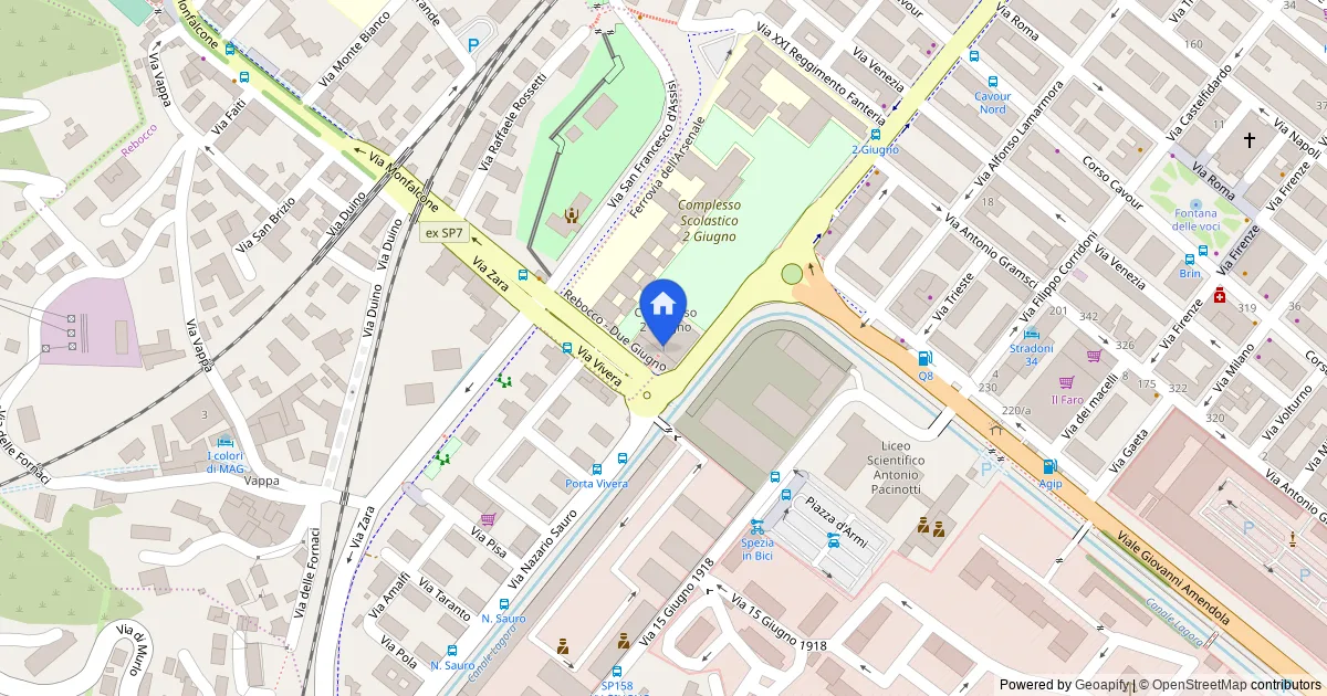 Appartamento al piano terra con corte e deposito in Via Monfalcone 1, La Spezia