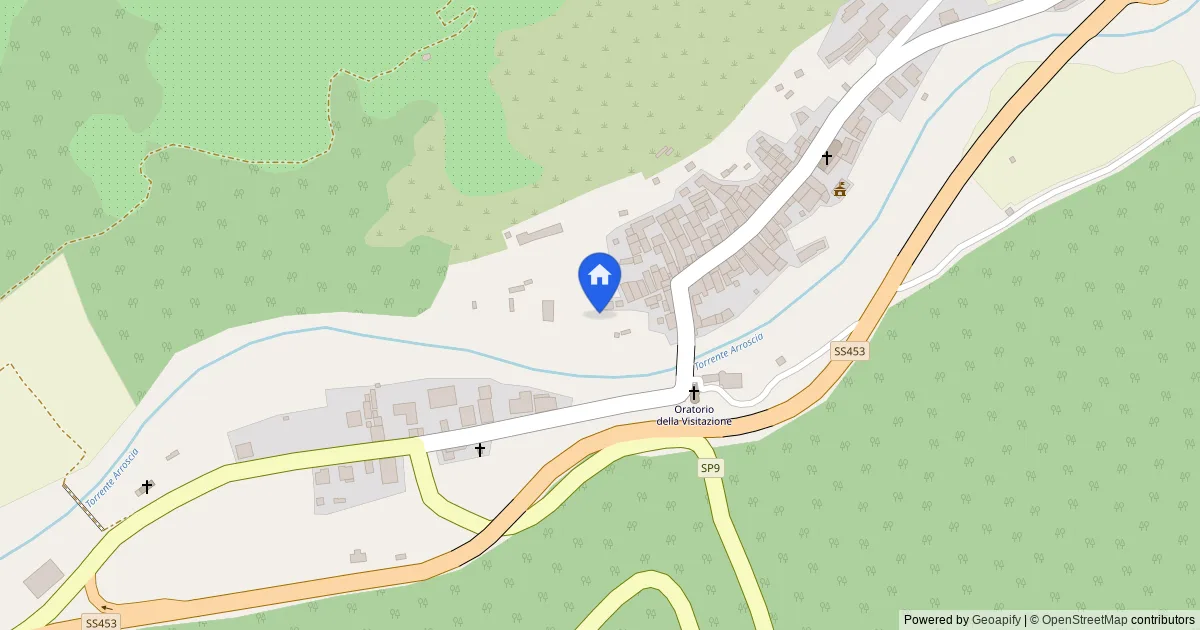 Appartamento con posto auto scoperto in Vessalico
