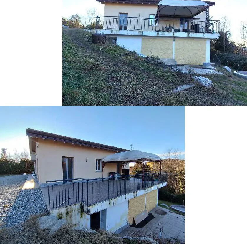 Villetta bifamiliare con area pertinenziale e terreno in Barasso