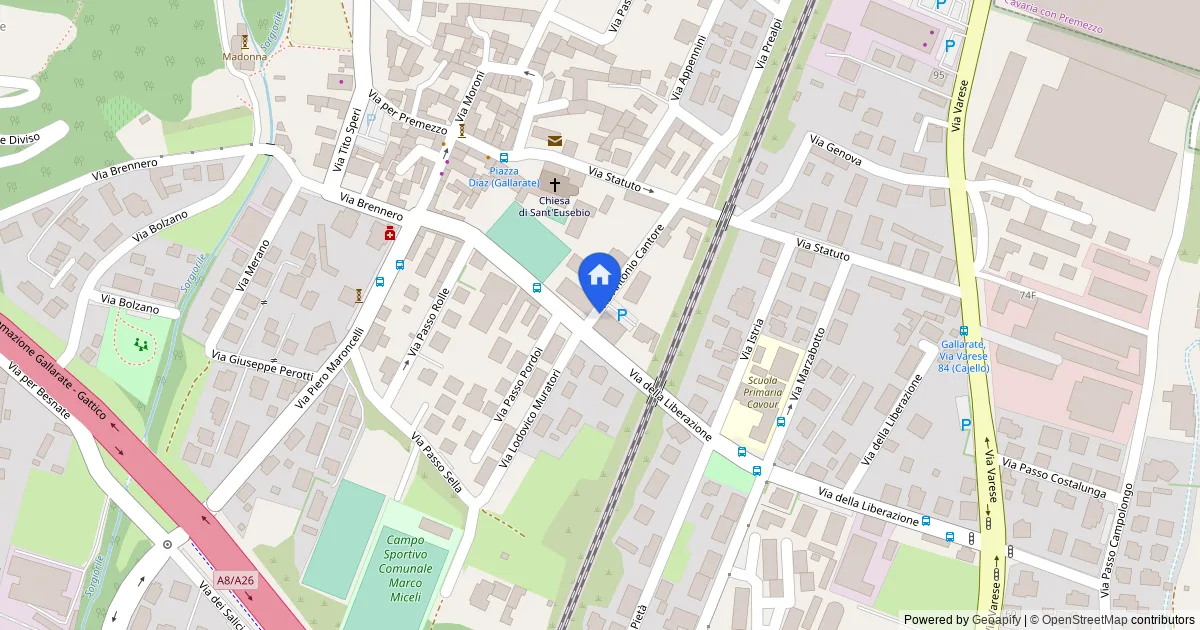 Autorimessa a Gallarate in Via Cantore 7