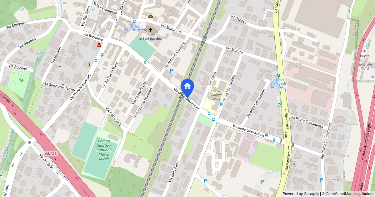 Terreno a Gallarate, frazione Caiello, via della Liberazione
