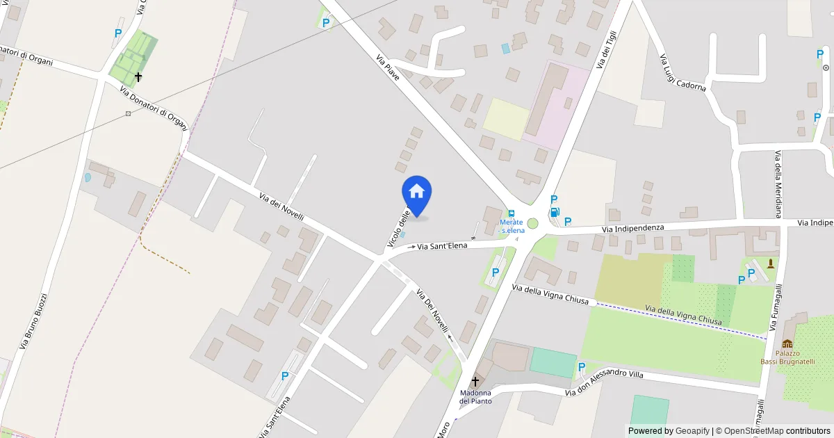 Quota 1/2 appartamento con box, cantina, posto auto e terreno