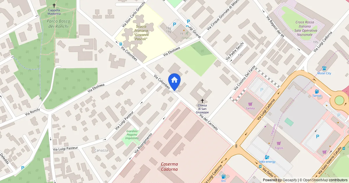 Capannone industriale e villa del custode a Legnano