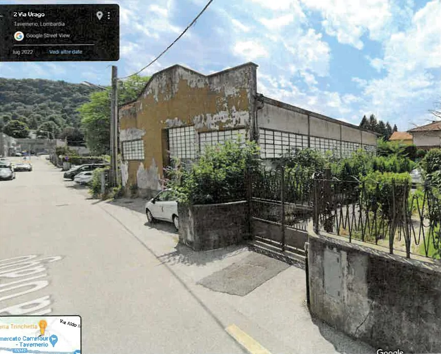 Area edificabile con capannone artigianale dismesso in Tavernerio