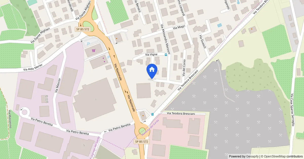 Edificio produttivo con uffici ed esposizione in Via Nazionale 2, Puegnago del Garda