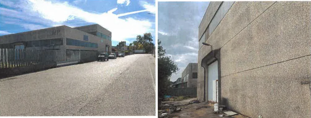 Capannone industriale con uffici, magazzino, tettoia e cabina Enel