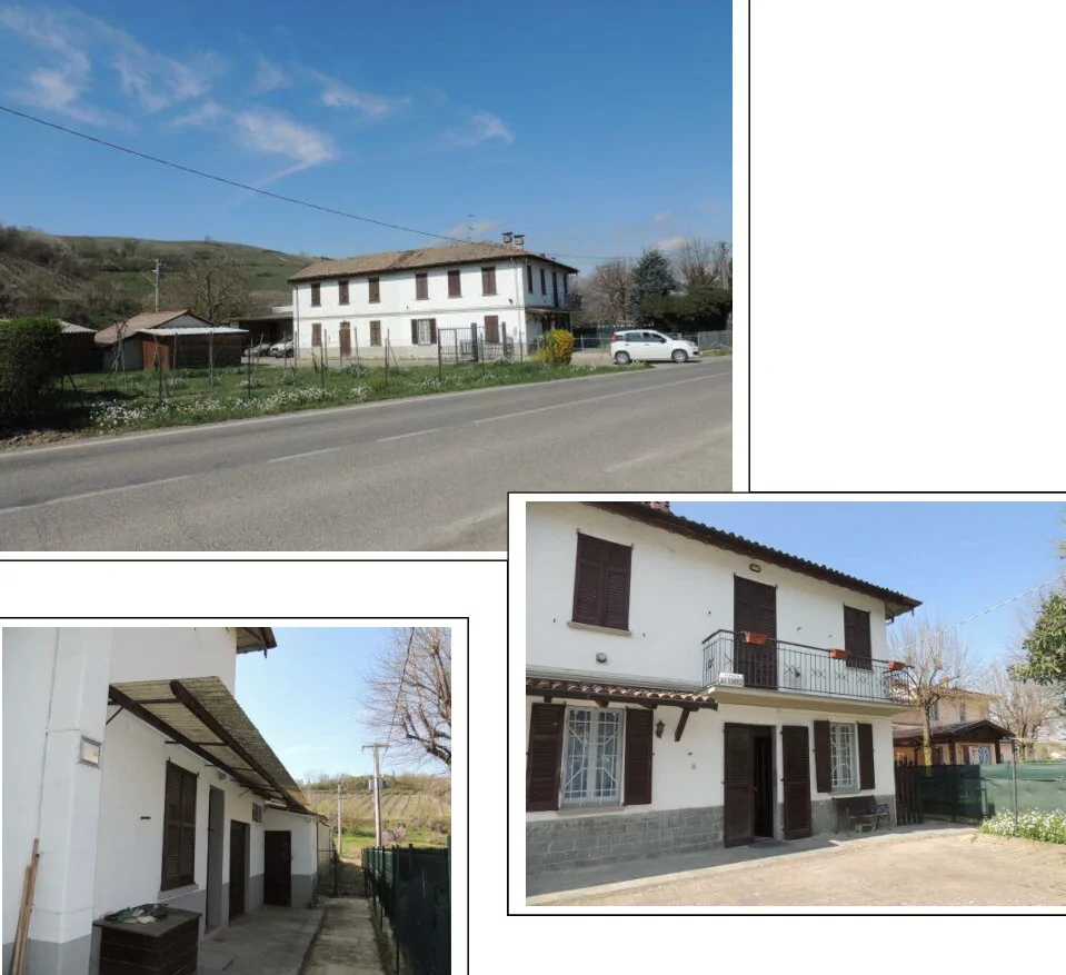 Compendio immobiliare residenziale con accessori e terreno agricolo in Cigognola