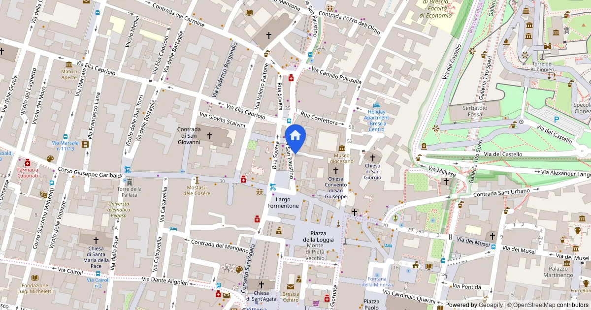 Nuda proprietà appartamento in Via San Faustino 16/B, Brescia