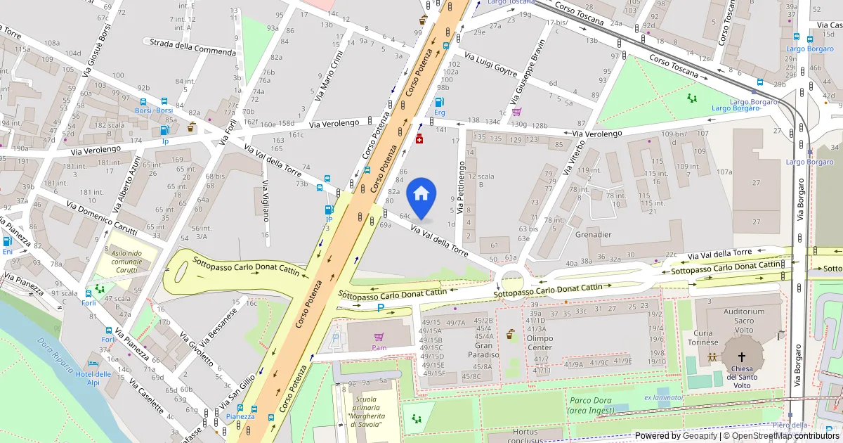 Alloggio al primo piano con cantina in Torino