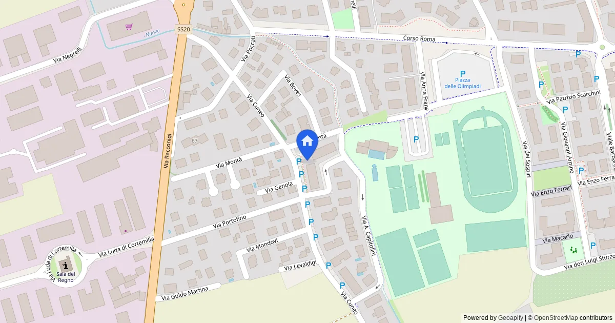 Appartamento mansardato in via Cuneo 17, Carmagnola