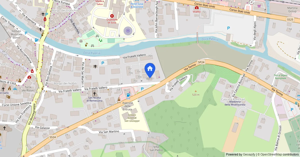 Appartamento in Susa, Via Fratelli Vallero 35/Q