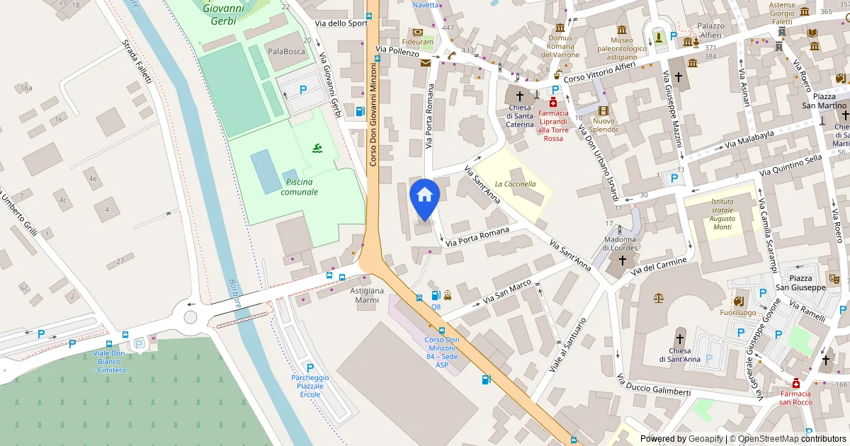 Autorimessa 81 mq in Via Porta Romana 39, Asti