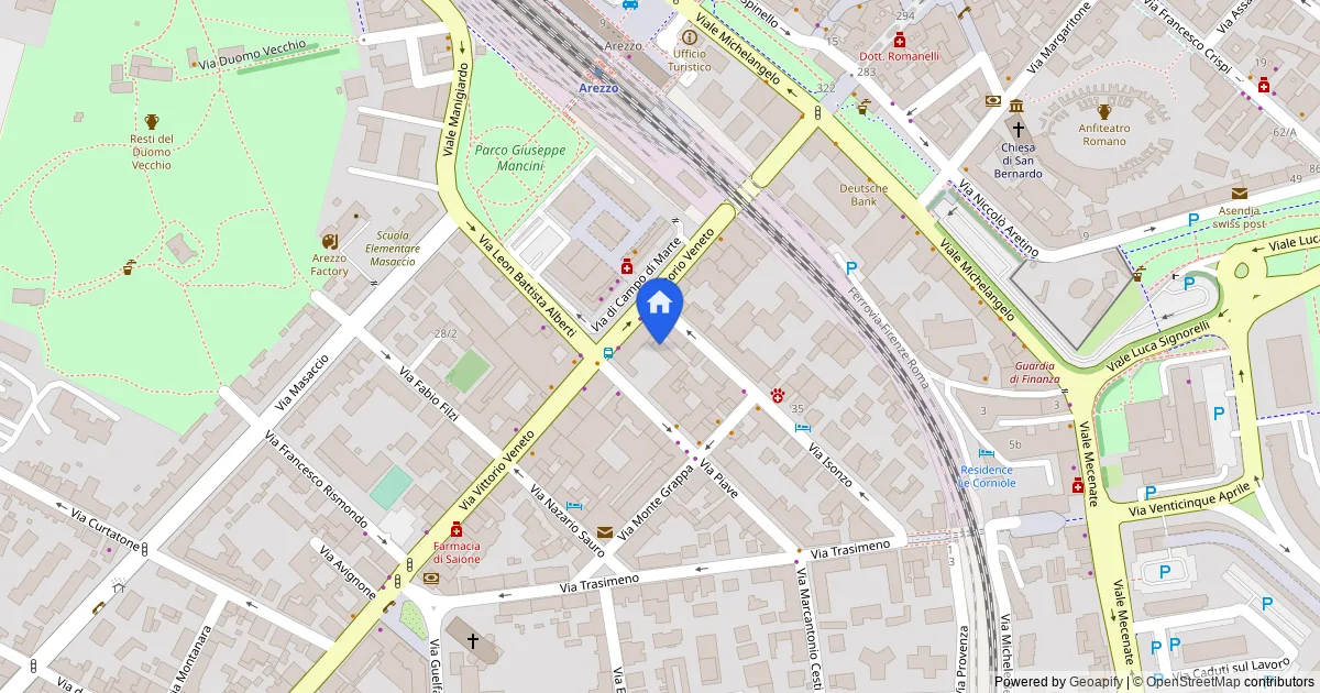 Porzione commerciale/direzionale in Via Piave 5, Arezzo