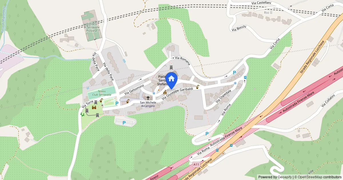 Appartamento bifamiliare con corte in Serravalle Pistoiese