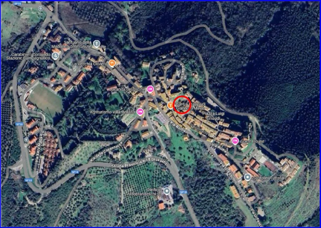 Appartamento in centro storico a Campagnatico, via Cesare Battisti 4