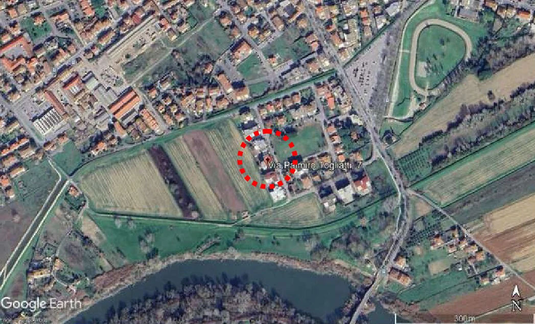 Appartamento con giardino, garage e deposito a Fucecchio