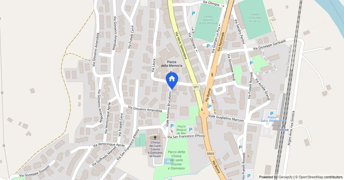 Appartamento al piano primo in Via Brucalassi 2, Incisa Valdarno
