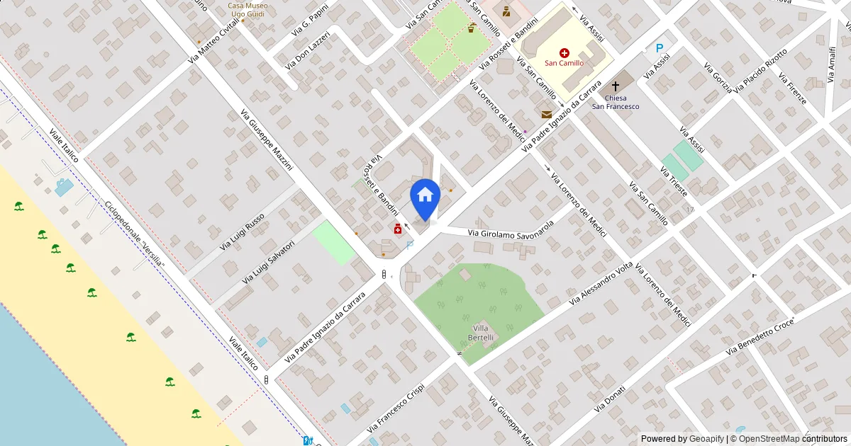 Negozio in Forte dei Marmi, Via Padre Ignazio da Carrara 17
