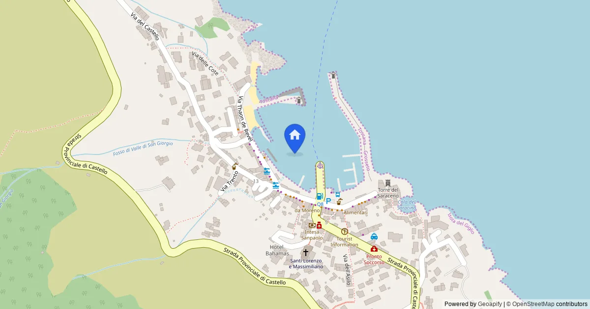 Appartamento al piano primo in Via Provinciale Campese 11, Giglio Porto
