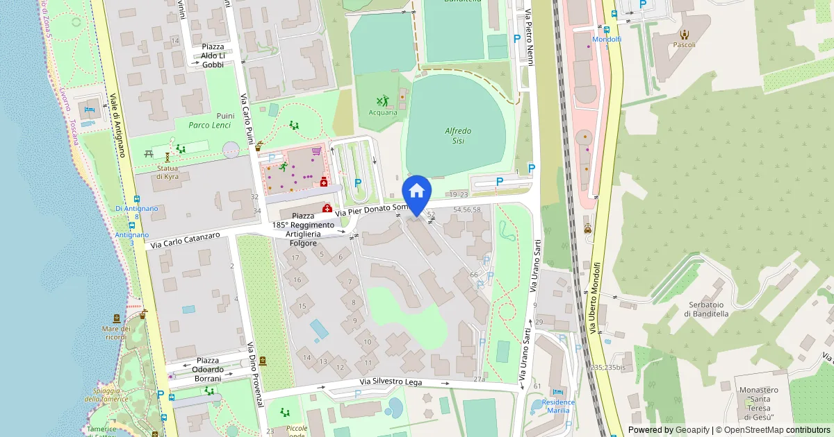 Autorimessa al piano seminterrato in Via Sommati 48, Livorno