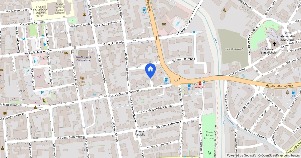 Appartamento con posto auto coperto in condominio a Empoli