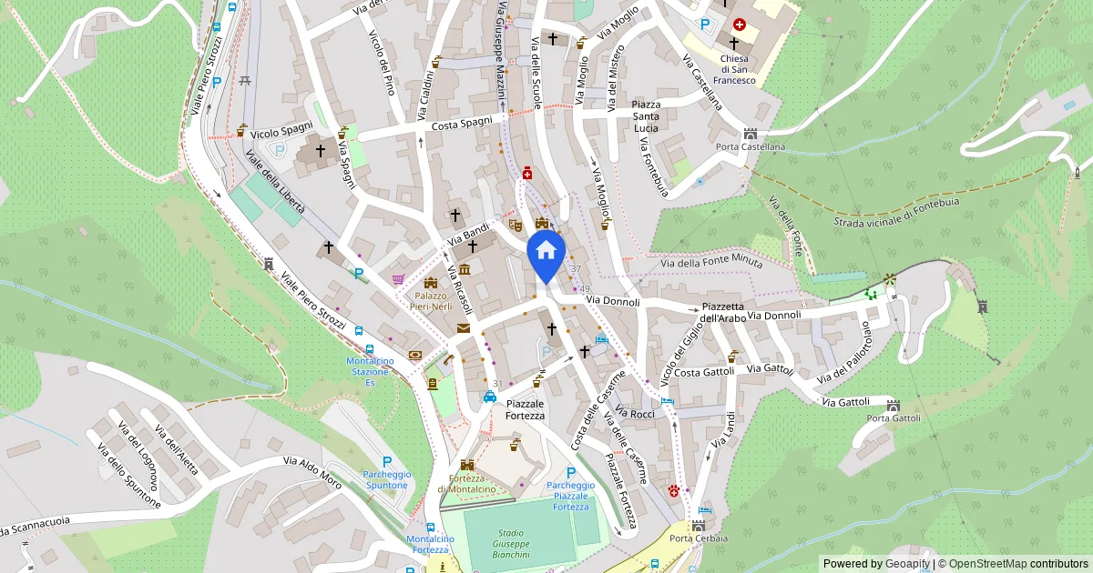 Appartamento in edificio ottocentesco a Montalcino, Stazione Monte Amiata