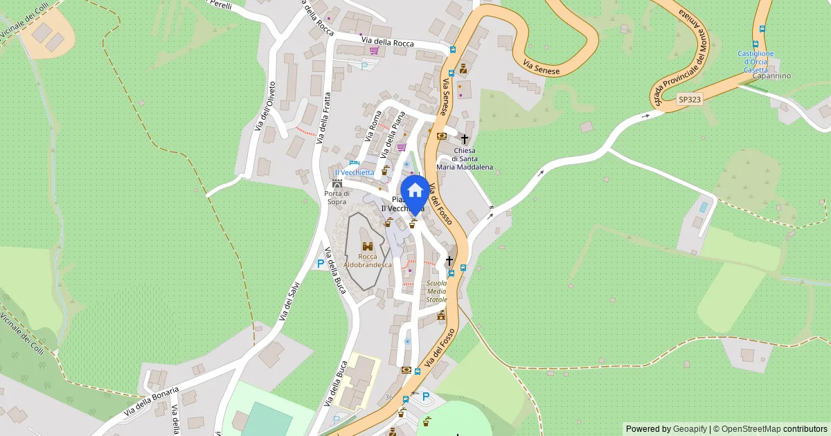Appartamento con cantina a Castiglione d'Orcia, Borgo Vittorio Emanuele
