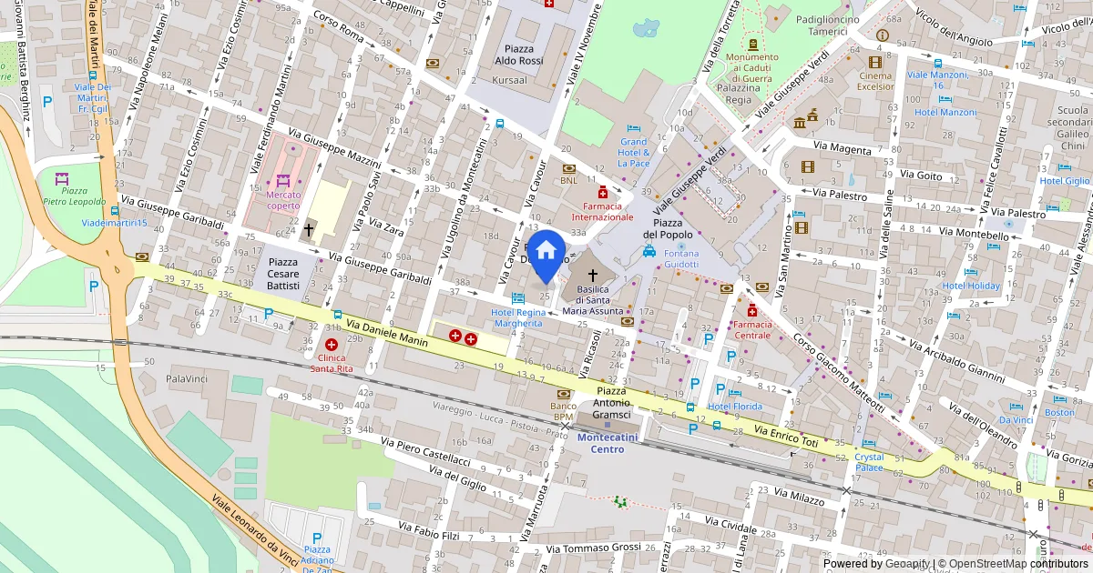 Negozio in Montecatini Terme, Piazza del Popolo 26, piano terra