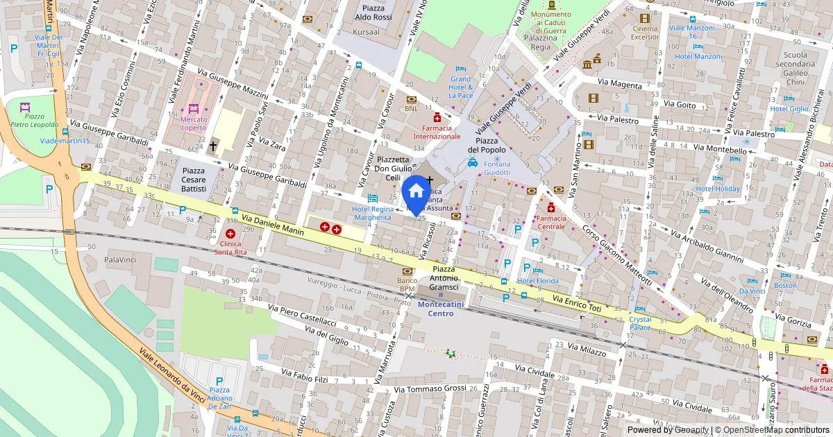 Negozio in Montecatini Terme, Piazza del Popolo 27, piano terra