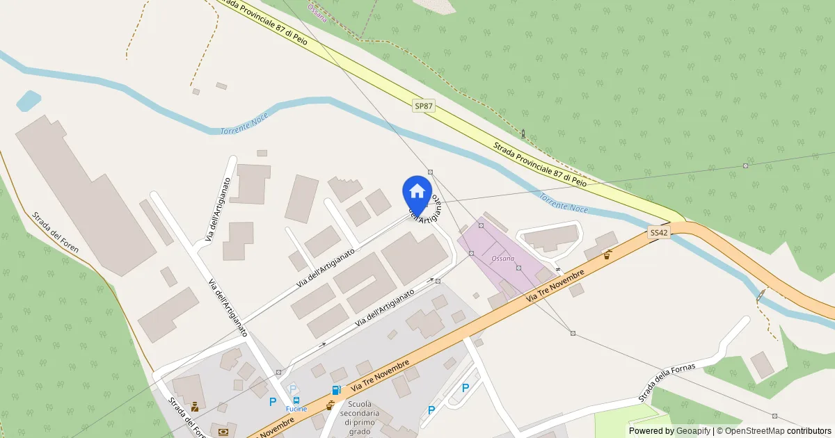 Edificio industriale con alloggio, uffici e magazzino