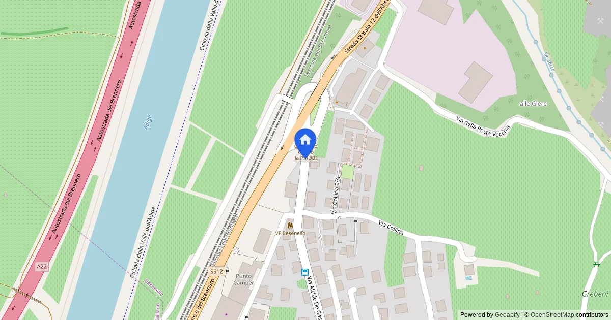 Appartamento al primo piano con cantina e garage in Besenello