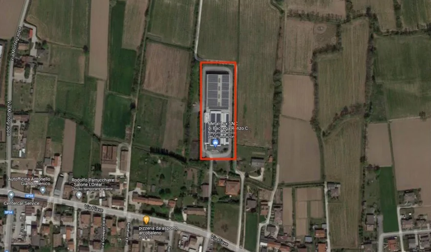 Complesso industriale con fotovoltaico a Piombino Dese