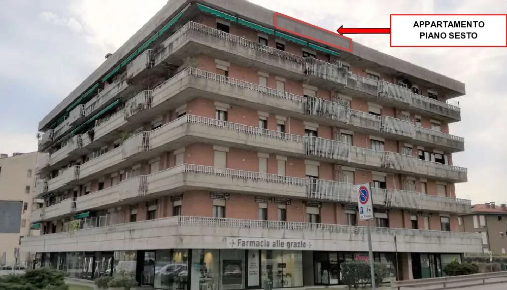 Appartamento al piano sesto con garage e cantina