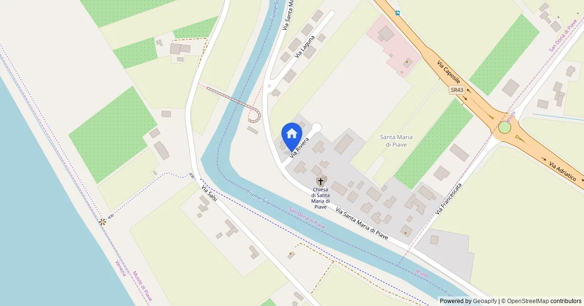 Appartamento con garage in via Riviera 1, San Donà di Piave