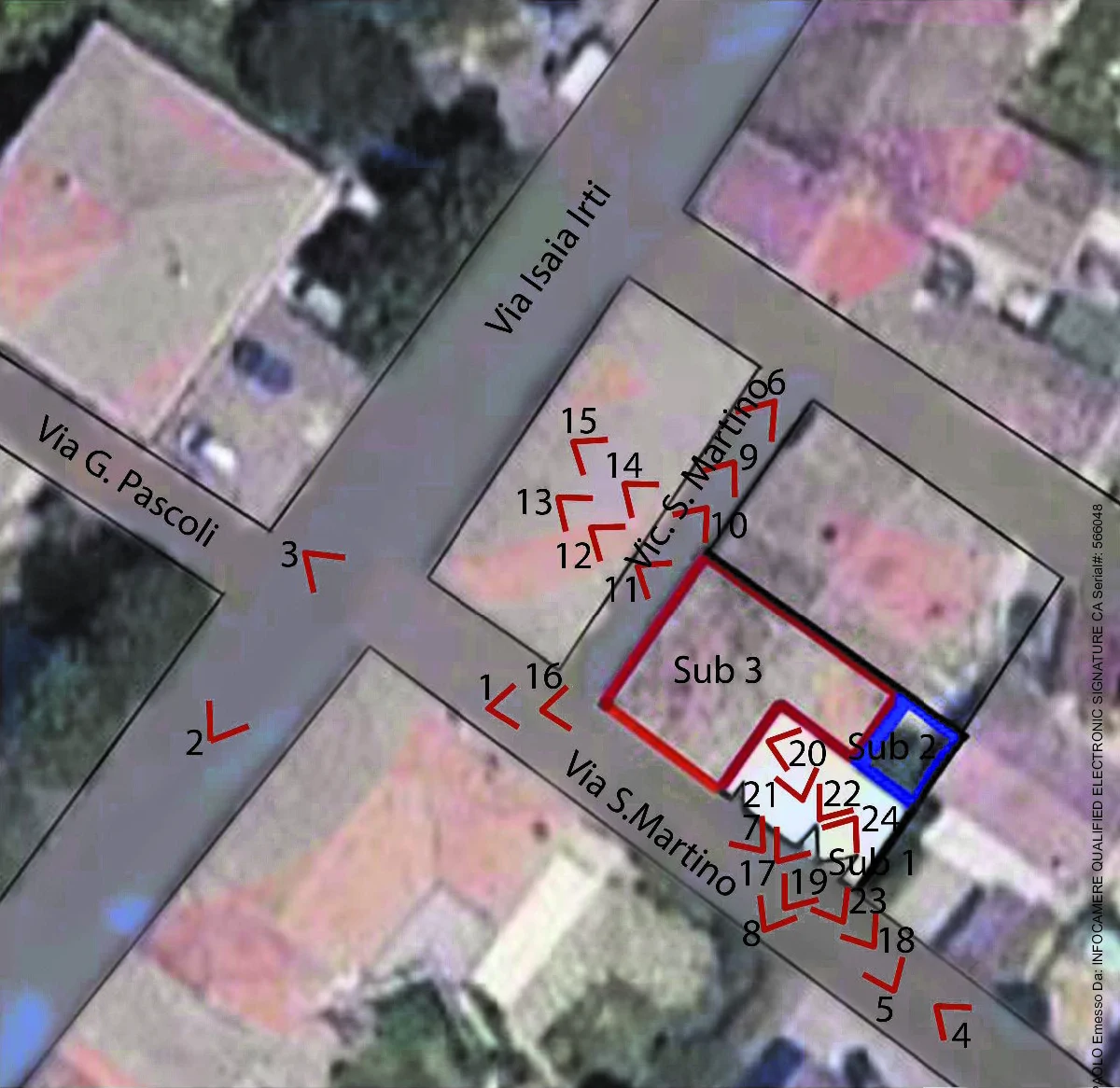 Abitazione contigua in borgo storico con garage e corte a Lovadina