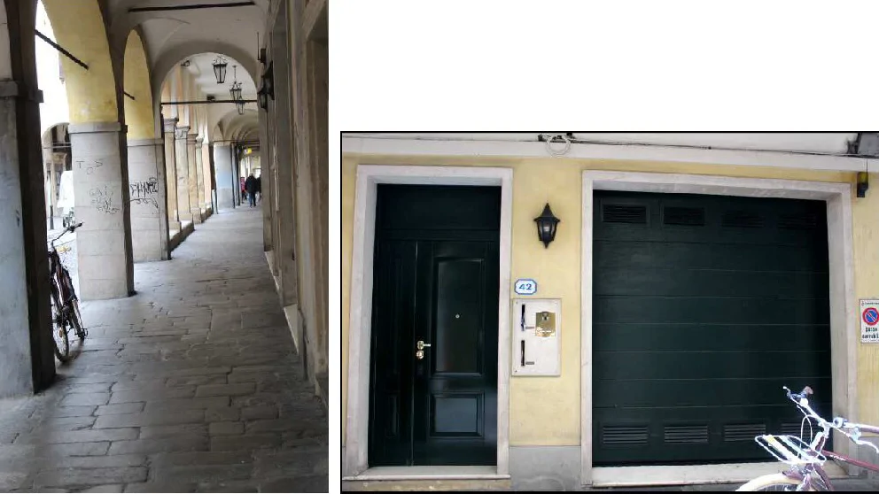 Appartamento al primo piano con garage a Padova, via del Vescovado 42